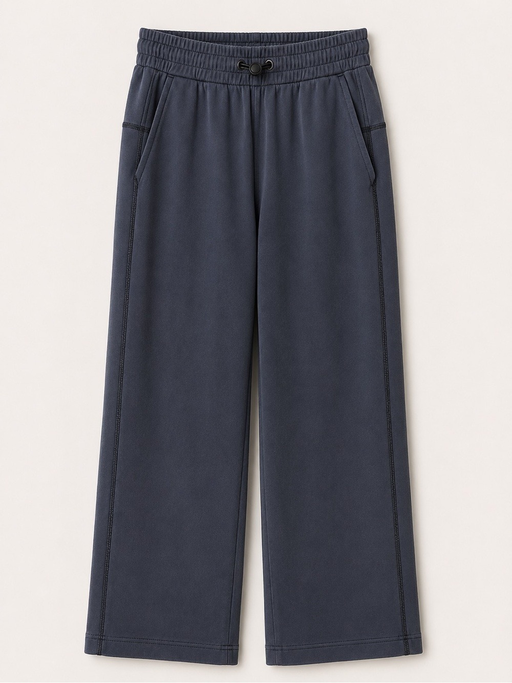 Lululemon Softstreme High-Rise Straight Leg Cropped Pants Gray Size 2 - Picture 3 of 10